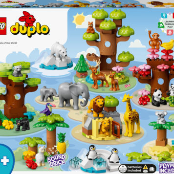 LEGO DUPLO Wild Animals of the World Toy Set