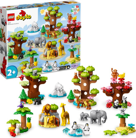 LEGO DUPLO Wild Animals of the World Toy Set
