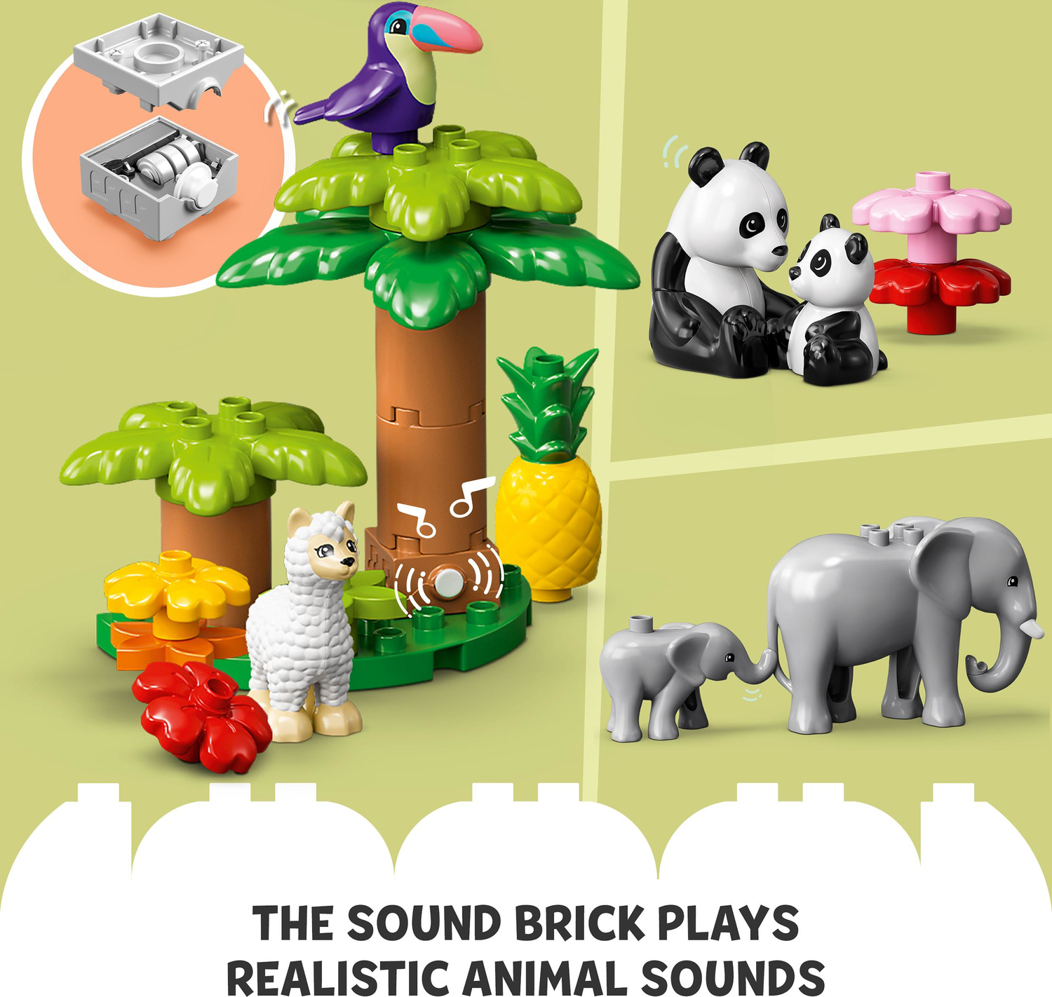 LEGO DUPLO Wild Animals of the World Toy Set – Awesome Toys Gifts