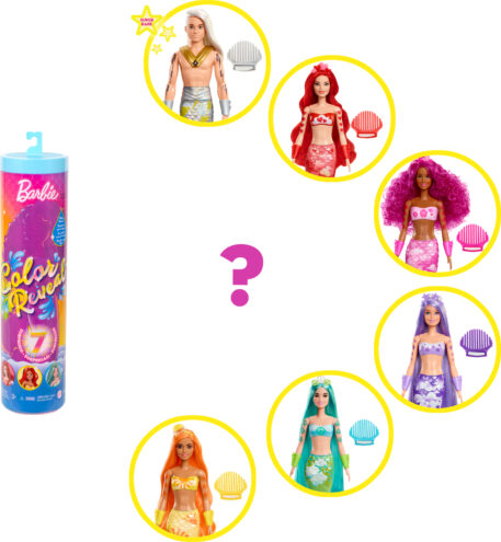 Barbie Color Reveal Mermaid Doll (assorted)