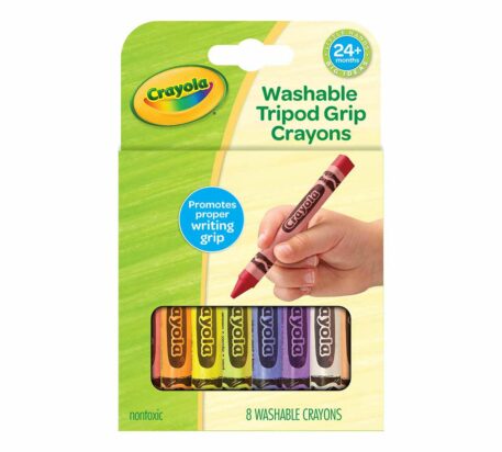 8 Pack My First Crayola Washable Tripod Grip Crayons