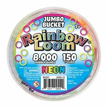 Rainbow Loom Neon Jumbo Bucket