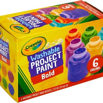 6 Pack Bold Washable Project Paint