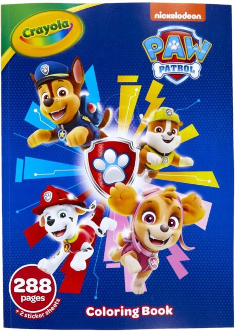 Paw Patrol 288 Page Coloring Book