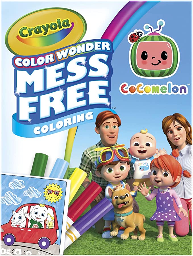 Crayola Cocomelon Color Wonder Mess Free Coloring Pad