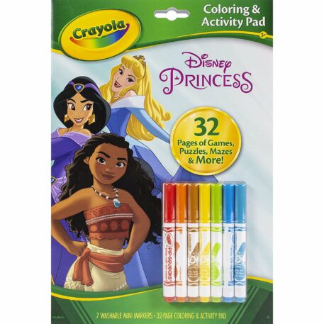 Coloring & Activity Pad with Markers - Disney Princess