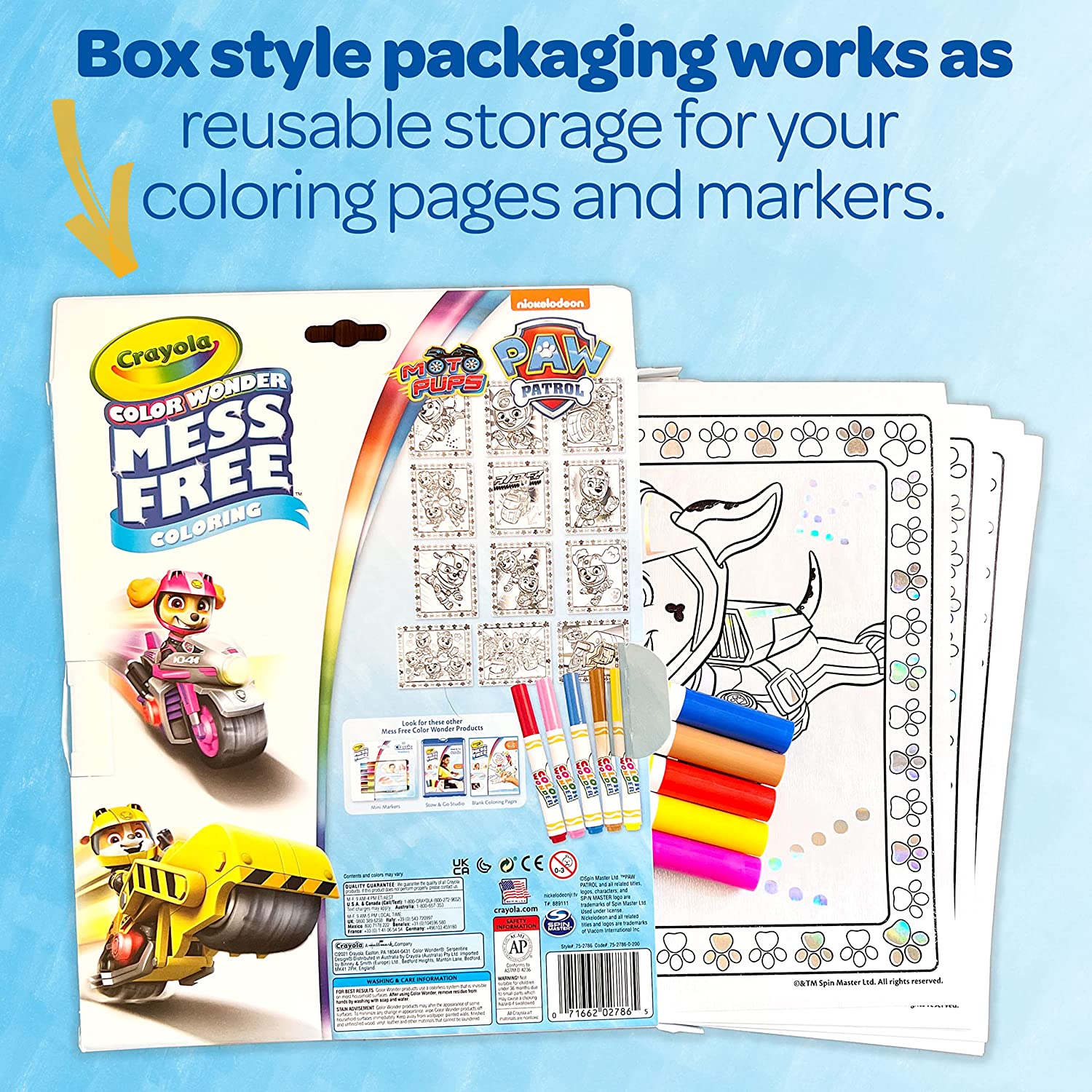 Crayola Color Wonder, Paw Patrol Coloring Book, Travel Coloring