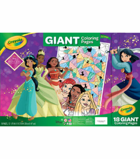 Giant Coloring Pages - Disney Princess Back