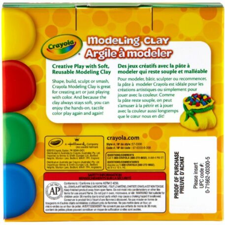 Modeling Clay - 1/4 Lb Back