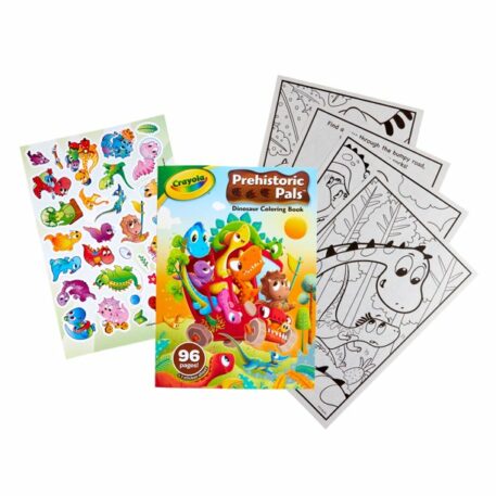 Prehistoric Pals 96 Page Coloring Book Stickers and Pages