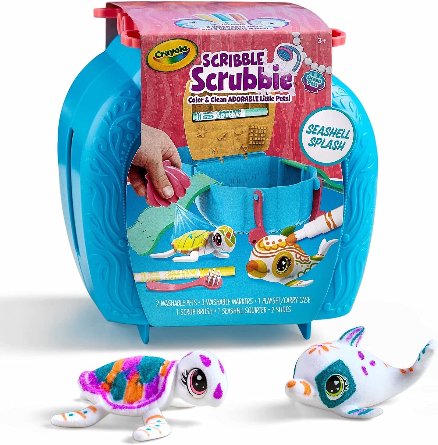 Scribble Scrubbie Ocean Pets Seashell – Awesome Toys Gifts