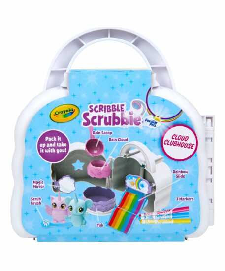 Scribble Scrubbie Pets! Peculiar Pets Cloud Clubhouse Back