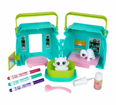 Scribble Scrubbie Pets Scented Spa Playset Open