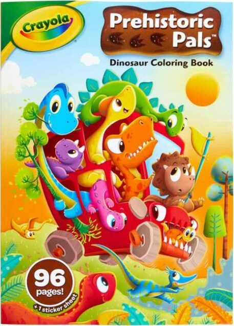 Prehistoric Pals 96 Page Coloring Book