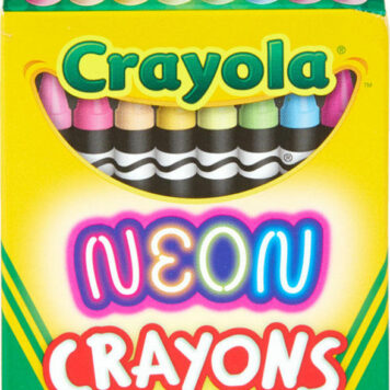 24 Pack Neon Crayons