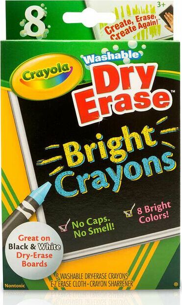 Cra-Z-Art 6 ct. Kids Washable Broadline Dry Erase Markers