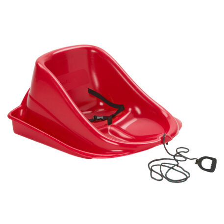 Snowflake Baby Sled - Red
