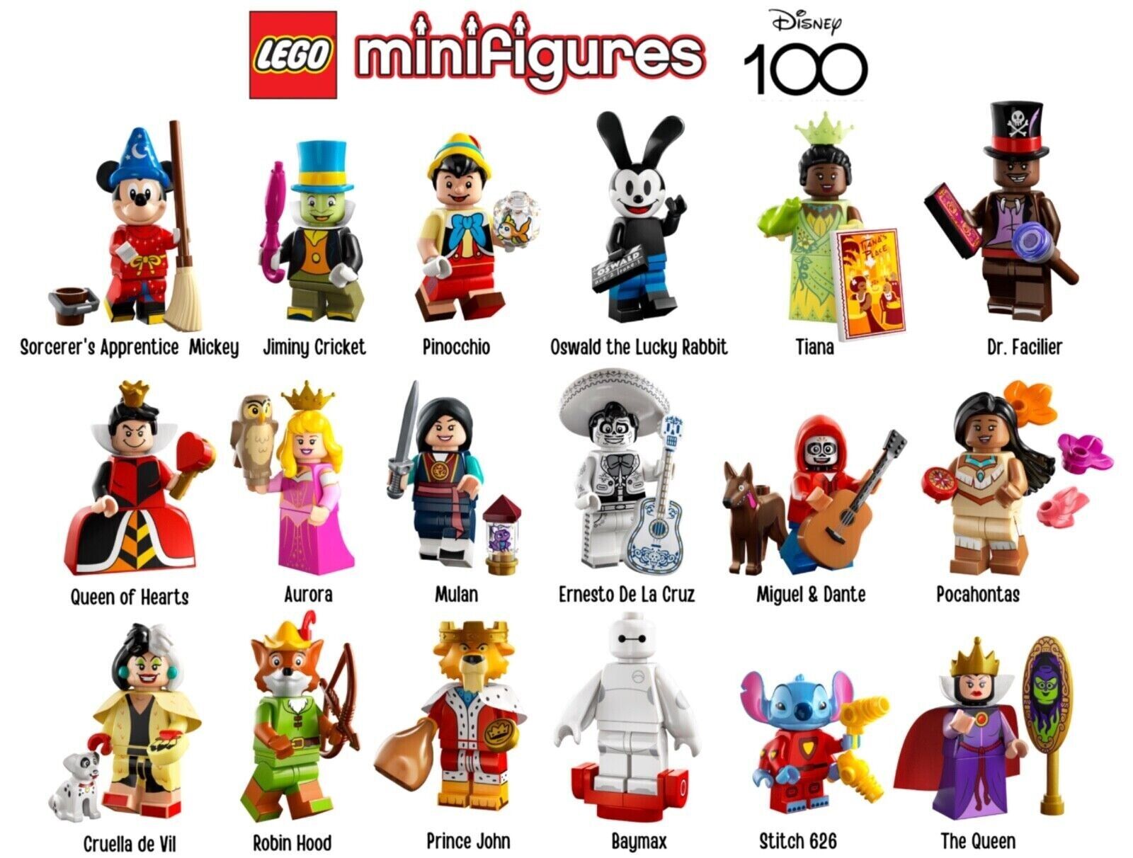 LEGO 71038 Disney 100 Minifigures Stitch 626 - Brand New No Open Bag