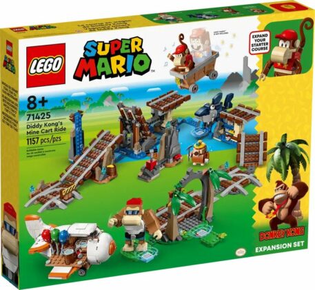 Lego Super Mario Brothers Diddy Kong's Mine Cart Ride Expansion Set