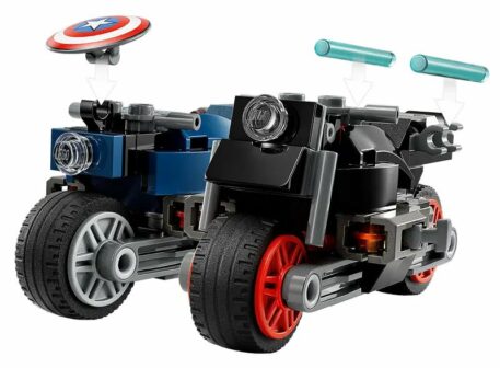 Lego Super Heroes Marvel Black Widow & Captain America Motorcycles