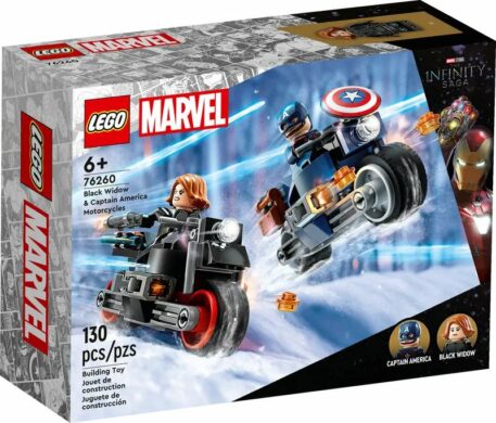 Lego Super Heroes Marvel Black Widow & Captain America Motorcycles