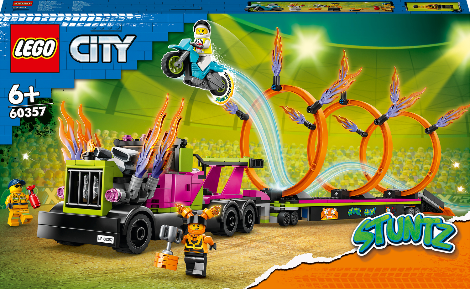 Lego City Stuntz Stunt Truck & Ring of Fire Set – Awesome Toys Gifts