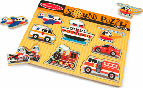 Vehicles Sound Puzzle - 8 Pieces