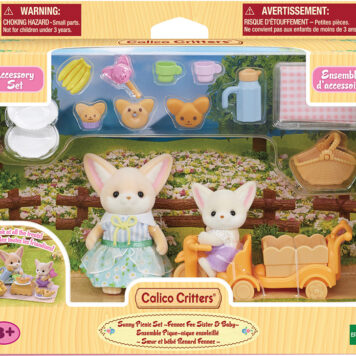 Calico Critters Sunny Picnic Set - Fennec Fox Sister & Baby