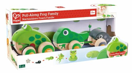Pull-Along Frog Family