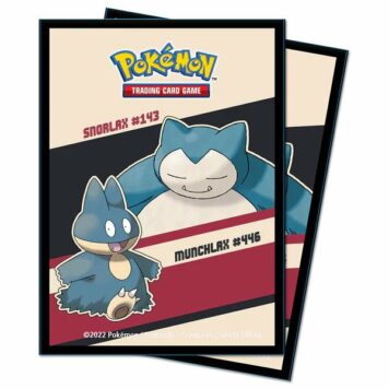 Pokémon Ultra Pro Standard Deck Protectors - Snorlax & Munchlax Sleeves 65pk