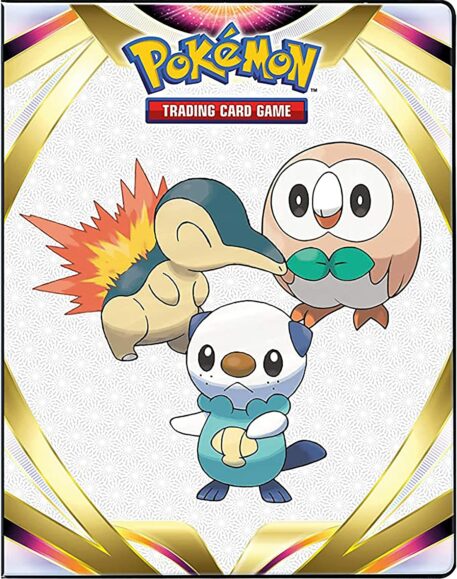 Pokémon 4 Pocket Binder - Cyndaquil, Oshawott, and Rowlet