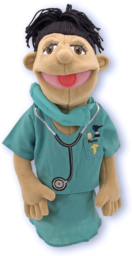 Surgeon Puppet in Scrubs