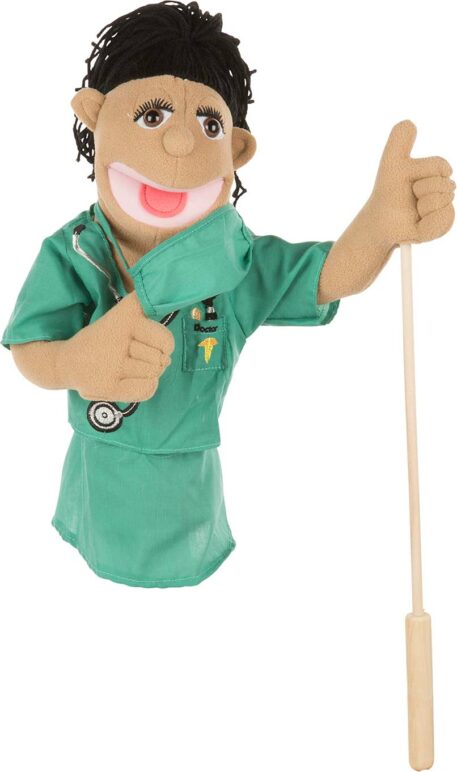 Surgeon Puppet in Scrubs