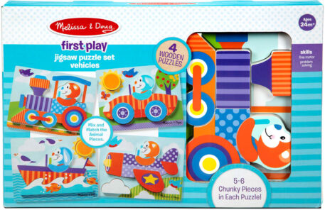 First Play Jigsaw Puzzle Set Vehicles