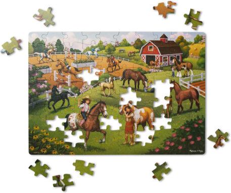 Natural Play Puzzle: Horse Adventure - 100 Pieces