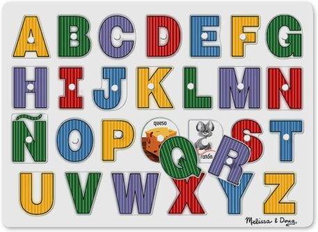 See-Inside Spanish Alphabet Peg