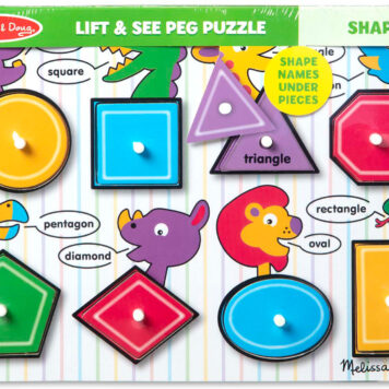 Shapes Peg Puzzle - 8 Pieces