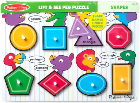 Shapes Peg Puzzle - 8 Pieces