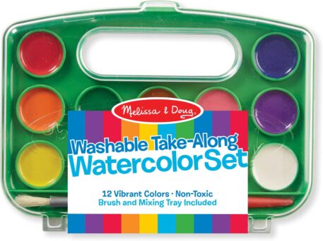 Take-Along Watercolor Paint Set (12 colors)
