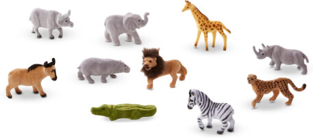 Safari Sidekicks - 10 Collectible Wild Animals