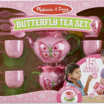 Bella Butterfly Pretend Play Tea Set