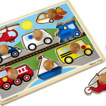 Vehicles Jumbo Knob Puzzle - 8 pieces