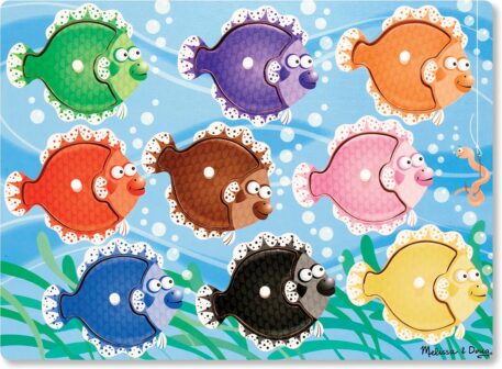 Colorful Fish Peg Puzzle