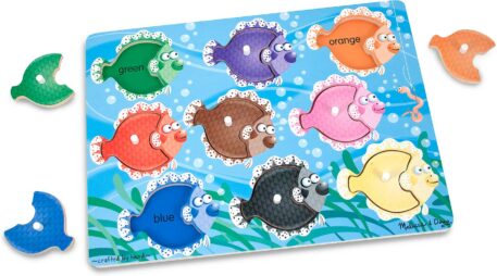 Colorful Fish Peg Puzzle