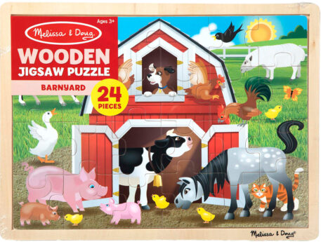Barnyard Buddies Wooden Jigsaw Puzzle - 24 Pieces