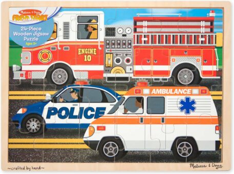 To the Rescue Wooden Jigsaw Puzzle - 24 Pieces