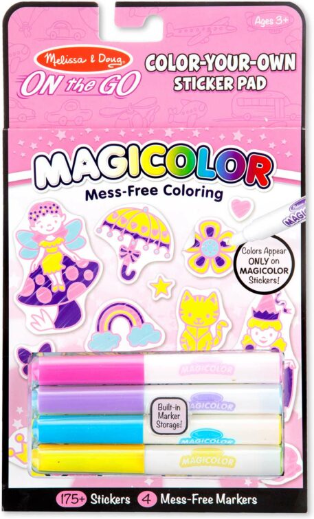 Magicolor Color-Your-Own Sticker Book - Pink