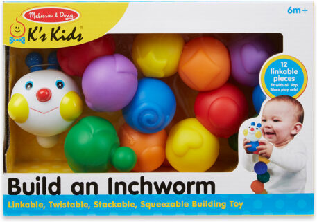 Build an Inchworm Pop Blocs Learning Toy