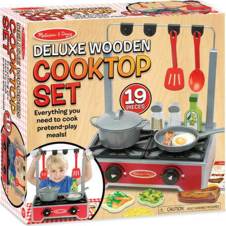 Deluxe Wooden Cooktop Set