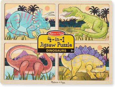 4-in-1 Dinosaur Jigsaw Puzzle